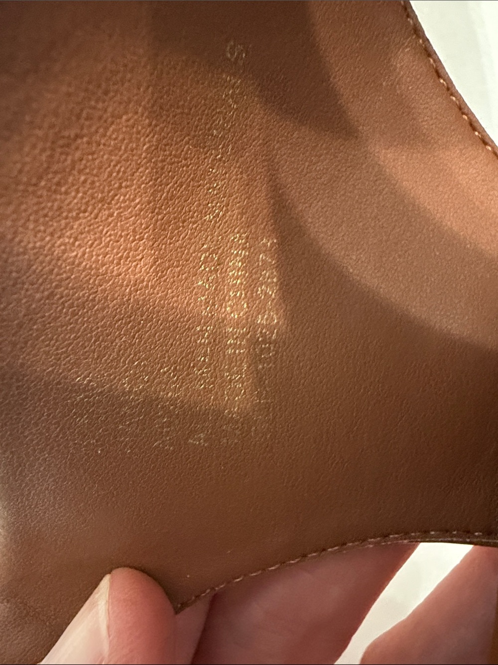 AEROSOLES Cognac Cross-Strap Slingback Heels - Picture 8 of 9